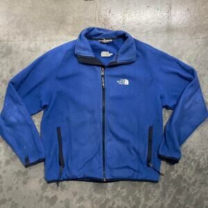 The north face blue fleece